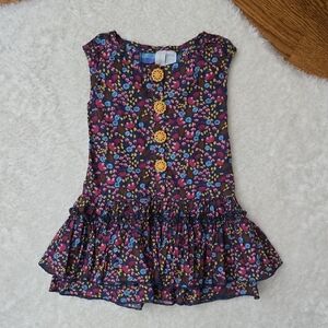 Paint By Numbers Floral Dress, Girls 4, Great Condition
